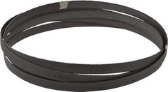 Starrett - 14 to 18 TPI, 10' 10" Long x 1/2" Wide x 0.025" Thick, Welded Band Saw Blade - Bi-Metal, Toothed Edge, Raker Tooth Set, Contour Cutting - Americas Industrial Supply