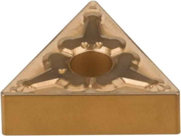 Tungaloy - TNMG333 TM Grade T9125 Carbide Turning Insert - TiCN/Al2O3 Finish, 60° Triangle, 3/8" Inscr Circle, 3/16" Thick, 3/64" Corner Radius - Americas Industrial Supply