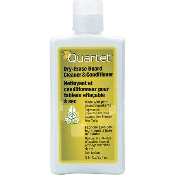Quartet - 8 oz Bottle White Board & Dry Erase Board Cleaner - For Use with Dry Erase Marker Boards - Americas Industrial Supply