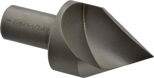 Keo - 1-1/2" Head Diam, 3/4" Shank Diam, 1 Flute 60° High Speed Steel Countersink - Americas Industrial Supply