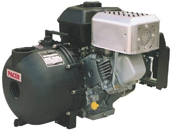 Value Collection - 6.5 HP, 3,600 RPM, 3 Port Size, Honda, Self Priming Engine Pump - Polyester, Carbon-Ceramic Shaft Seal - Americas Industrial Supply