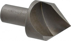 Keo - 1-1/2" Head Diam, 3/4" Shank Diam, 1 Flute 82° High Speed Steel Countersink - Bright Finish, 2-7/8" OAL, Single End, Straight Shank, Right Hand Cut - Americas Industrial Supply