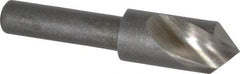 Keo - 3/8" Head Diam, 1/4" Shank Diam, 1 Flute 90° High Speed Steel Countersink - Bright Finish, 1-3/4" OAL, Single End, Straight Shank, Right Hand Cut - Americas Industrial Supply