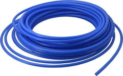 Parker - 1/4" ID x 3/8" OD, 1/16" Wall Thickness, 100' Long, Polyethylene Tube - Blue, 125 Max psi, -80 to 150°F - Americas Industrial Supply