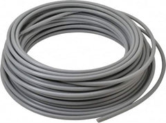 Parker - 1/4" ID x 3/8" OD, 1/16" Wall Thickness, 100' Long, Polyethylene Tube - Gray, 125 Max psi, -80 to 150°F - Americas Industrial Supply