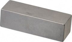 Mitutoyo - 0.4" Rectangular Steel Gage Block - Accuracy Grade 0, Includes Certificate of Inspection - Americas Industrial Supply