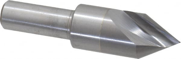 M.A. Ford - 3/4" Head Diam, 1/2" Shank Diam, 1 Flute 60° Solid Carbide Countersink - Americas Industrial Supply