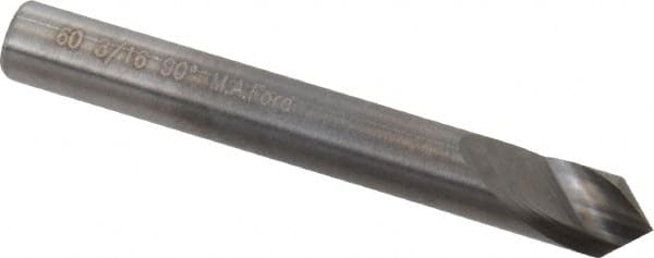 M.A. Ford - 3/16" Head Diam, 3/16" Shank Diam, 1 Flute 90° Solid Carbide Countersink - Americas Industrial Supply