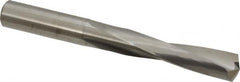M.A. Ford - 5/16" 135° Spiral Flute Solid Carbide Screw Machine Drill Bit - Bright Finish, Right Hand Cut, 1-5/8" Flute Length, 2-13/16" OAL, Split Point, Straight Shank - Americas Industrial Supply