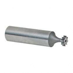 Keo - 5/16" Diam x 3/32" Face Width, High Speed Steel, 8 Teeth, Shank Connection Woodruff Keyseat Cutter - Uncoated, 2-3/32" OAL x 1/2" Shank, Straight Teeth, ANSI 302-1/2, Old Standard 207 - Americas Industrial Supply
