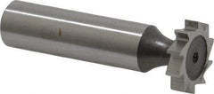 Keo - 3/4" Diam x 5/32" Face Width, High Speed Steel, 10 Teeth, Shank Connection Woodruff Keyseat Cutter - Uncoated, 2-5/32" OAL x 1/2" Shank, Straight Teeth, ANSI 506, Old Standard 8 - Americas Industrial Supply