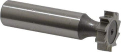 Keo - 3/4" Diam x 3/16" Face Width, High Speed Steel, 10 Teeth, Shank Connection Woodruff Keyseat Cutter - Uncoated, 2-3/16" OAL x 1/2" Shank, Straight Teeth, ANSI 606, Old Standard 9 - Americas Industrial Supply