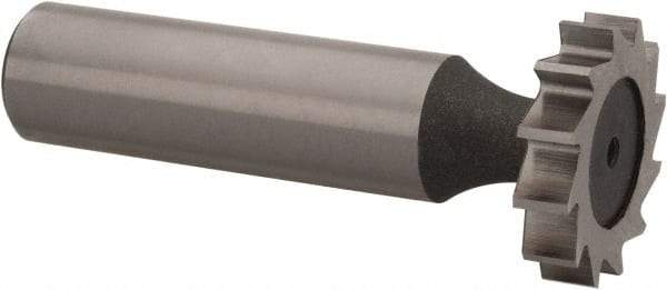 Keo - 7/8" Diam x 3/16" Face Width, High Speed Steel, 12 Teeth, Shank Connection Woodruff Keyseat Cutter - Uncoated, 2-3/16" OAL x 1/2" Shank, Straight Teeth, ANSI 607, Old Standard 11 - Americas Industrial Supply