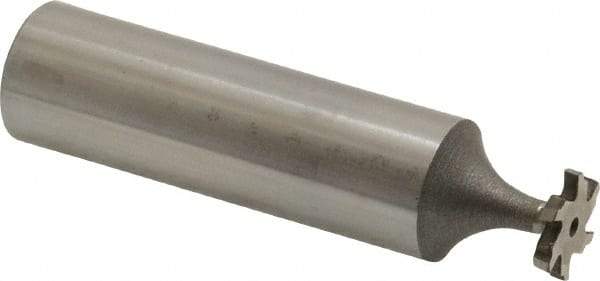 Keo - 3/8" Diam x 1/16" Face Width, High Speed Steel, 6 Teeth, Shank Connection Woodruff Keyseat Cutter - Uncoated, 2-1/16" OAL x 1/2" Shank, Staggered Teeth, ANSI 203, Old Standard 211 - Americas Industrial Supply