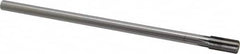 Made in USA - 3/8" Diam, 5/16" Max Diam Straight Shank, 3/4" Flute Length, Machine Expansion Reamer - Straight Flute, 7" OAL, Right Hand Cut, 6 Flutes, High Speed Steel, Bright Finish - Americas Industrial Supply