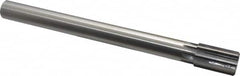 Made in USA - 1" Diam, 7/8" Max Diam Straight Shank, 1-5/8" Flute Length, Machine Expansion Reamer - Straight Flute, 10-1/2" OAL, Right Hand Cut, 8 Flutes, High Speed Steel, Bright Finish - Americas Industrial Supply