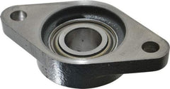 Browning - 1" ID, 4-7/8" OAL x 2-3/4" OAH 2-Bolt Flange - 1,651 Lb Static Cap, 2,801 Lb Dyn Cap, 3-57/64" Btw Mnt Hole Ctrs, Cast Iron - Americas Industrial Supply