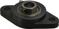 Browning - 5/8" ID, 3-7/8" OAL x 2-1/8" OAH 2-Bolt Flange - 1,444 Lb Static Cap, 2,611 Lb Dyn Cap, 3" Btw Mnt Hole Ctrs, Cast Iron - Americas Industrial Supply
