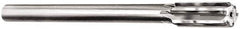 Made in USA - 1-7/16" Diam, 1-1/4" Max Diam Straight Shank, 2" Flute Length, Machine Expansion Reamer - Straight Flute, 12" OAL, Right Hand Cut, 8 Flutes, Carbide-Tipped, Bright Finish - Americas Industrial Supply