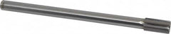 Made in USA - 11/16" Diam, 9/16" Max Diam Straight Shank, 1-1/4" Flute Length, Machine Expansion Reamer - Straight Flute, 9" OAL, Right Hand Cut, 6 Flutes, Carbide-Tipped, Bright Finish - Americas Industrial Supply