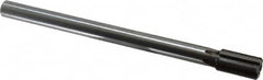 Made in USA - 3/4" Diam, 5/8" Max Diam Straight Shank, 1-3/8" Flute Length, Machine Expansion Reamer - Straight Flute, 9-1/2" OAL, Right Hand Cut, 6 Flutes, Carbide-Tipped, Bright Finish - Americas Industrial Supply