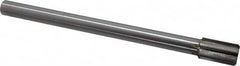Made in USA - 13/16" Diam, 5/8" Max Diam Straight Shank, 1-3/8" Flute Length, Machine Expansion Reamer - Straight Flute, 9-1/2" OAL, Right Hand Cut, 6 Flutes, Carbide-Tipped, Bright Finish - Americas Industrial Supply