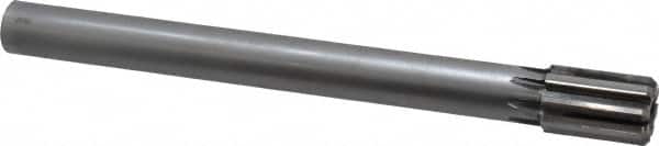 Made in USA - 1-1/16" Diam, 7/8" Max Diam Straight Shank, 1-5/8" Flute Length, Machine Expansion Reamer - Straight Flute, 10-1/2" OAL, Right Hand Cut, 8 Flutes, Carbide-Tipped, Bright Finish - Americas Industrial Supply