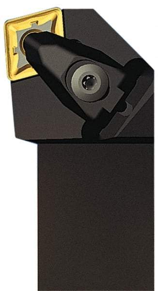 Seco - DCKN, Right Hand Cut, 1" Shank Height x 1" Shank Width, Negative Rake Indexable Turning Toolholder - 6" OAL, CN..43. Insert Compatibility, Series Clamp Lock - Americas Industrial Supply