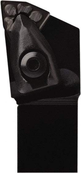 Seco - DWLN, Left Hand Cut, 95° Lead Angle, 1" Shank Height x 1" Shank Width, Negative Rake Indexable Turning Toolholder - 6" OAL, WNMG 432 Insert Compatibility, Series Dual Clamp - Americas Industrial Supply