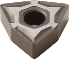 Seco - WNMG433W M3 Grade TP1500 Carbide Turning Insert - TiCN/Al2O3 Finish, 80° Trigon, 1/2" Inscr Circle, 3/16" Thick, 3/64" Corner Radius - Americas Industrial Supply