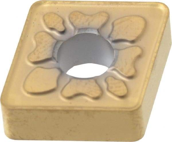 Seco - CNMG433 MF4 Grade TS2500 Carbide Turning Insert - TiAlN/TiN Finish, 80° Diamond, 1/2" Inscr Circle, 3/16" Thick, 3/64" Corner Radius - Americas Industrial Supply