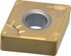 Seco - CNMG432 MF5 Grade TS2500 Carbide Turning Insert - TiAlN/TiN Finish, 80° Diamond, 1/2" Inscr Circle, 3/16" Thick, 1/32" Corner Radius - Americas Industrial Supply