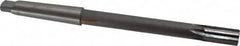 Made in USA - 5/8" Diam, 2MT Morse Taper Shank, 1-1/4" Flute Length, Machine Expansion Reamer - Straight Flute, 9" OAL, Right Hand Cut, 6 Flutes, Carbide-Tipped, Bright Finish - Americas Industrial Supply