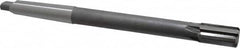 Made in USA - 3/4" Diam, 2MT Morse Taper Shank, 1-3/8" Flute Length, Machine Expansion Reamer - Straight Flute, 9-1/2" OAL, Right Hand Cut, 6 Flutes, Carbide-Tipped, Bright Finish - Americas Industrial Supply