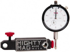 SPI - 0.001" Graduation, 0-100 Dial Reading, Indicator & Base Kit - 4-1/2" Base Length x 1-1/4" Base Width x 1" Base Height, 2" Dial Diam - Americas Industrial Supply