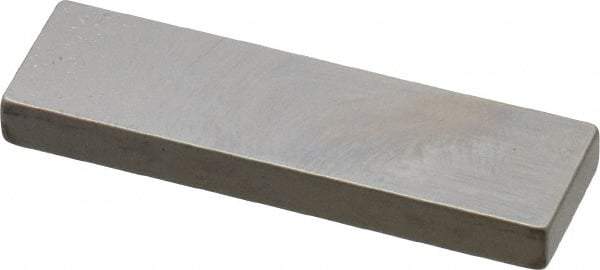 Mitutoyo - 0.118" Rectangular Steel Gage Block - Accuracy Grade 0, Includes Certificate of Inspection - Americas Industrial Supply