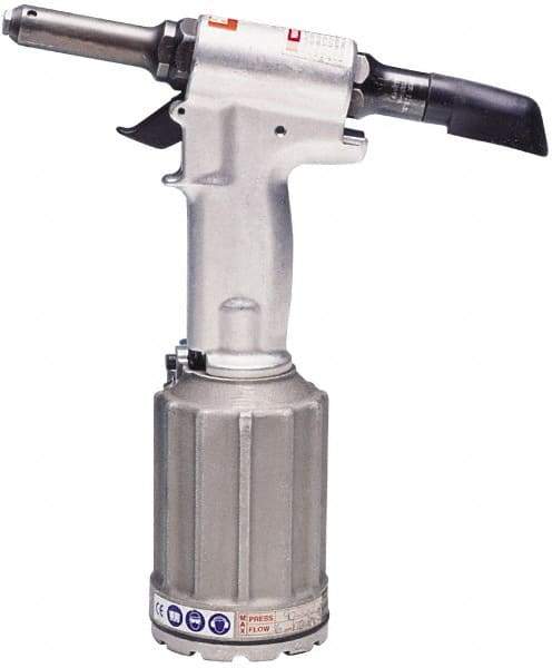 HUCK - Up to 1/4" Capacity, Air Riveting Hammer - 0.683" Long Stroke, 1/4" Inlet - Americas Industrial Supply