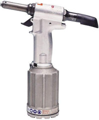 HUCK - Up to 1/4" Capacity, Air Riveting Hammer - 0.683" Long Stroke, 1/4" Inlet - Americas Industrial Supply