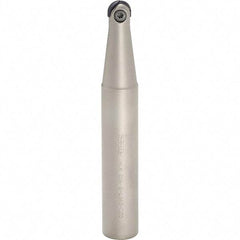 Iscar - 5/8" Cut Diam, 3/4" Shank Diam, 6-1/2" OAL, Indexable Ball Nose End Mill - 2-1/2" Head Length, Straight Shank, HCM D.62 Toolholder, HBF-QF, HBR-QF, HCD-QF, HCR Insert - Americas Industrial Supply