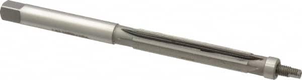 Made in USA - 3/8" Reamer Diam, 0.3700" Diam Straight Shank, 1-3/4" Flute Length, Hand Expansion Reamer - Straight Flute, 5" OAL, Right Hand Cut, 6 Flutes, High Speed Steel - Americas Industrial Supply