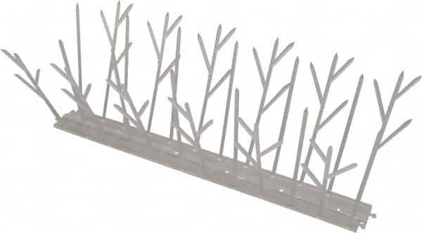 Bird-X - Plastic Bird Spikes - 4-1/2 Inch High x 4-1/2 Inch Wide x 10 Ft. Long x 1 Inch Thick - Americas Industrial Supply