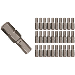 Hex Inch Contractor Grade Insert Bits 1/16″ × 25mm (30 Piece Bulk Pack) - Americas Industrial Supply