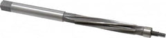 Made in USA - 5/16" Reamer Diam, Straight Shank, 1-3/4" Flute Length, Hand Expansion Reamer - Spiral Flute, 4" OAL, Left Hand Spiral, Right Hand Cut, 6 Flutes, High Speed Steel - Americas Industrial Supply