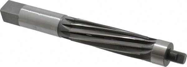 Made in USA - 1-1/2" Reamer Diam, Straight Shank, 4-13/16" Flute Length, Hand Expansion Reamer - Americas Industrial Supply