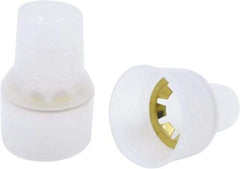 Ideal - 14 to 4 AWG Compatible, Nylon Insulation, Splice Cap Butt Splice Terminal - Opaque - Americas Industrial Supply