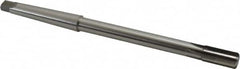 Made in USA - 7/16" Diam, 3/8" Max Diam 1MT Morse Taper Shank, 7/8" Flute Length, Machine Expansion Reamer - Straight Flute, 7" OAL, Right Hand Cut, 6 Flutes, High Speed Steel, Bright Finish - Americas Industrial Supply