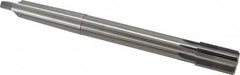 Made in USA - 1-1/32" Diam, 7/8" Max Diam 3MT Morse Taper Shank, 1-5/8" Flute Length, Machine Expansion Reamer - Straight Flute, 10-1/2" OAL, Right Hand Cut, 8 Flutes, High Speed Steel, Bright Finish - Americas Industrial Supply