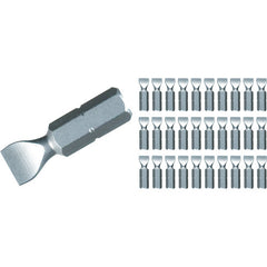 Slotted Contractor Grade Insert Bit 6.0mm × 25mm (30 Piece Bulk Pack) - Americas Industrial Supply