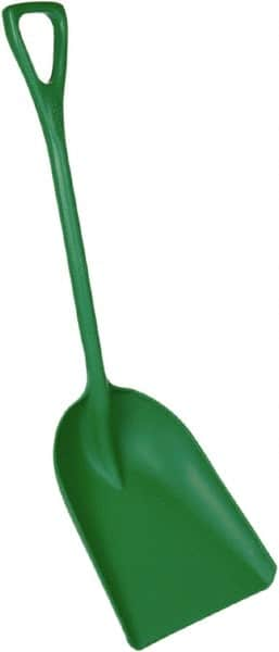 Remco - 17-1/8" High Square Plastic Shovel - 27" Long D-Grip Handle - Americas Industrial Supply