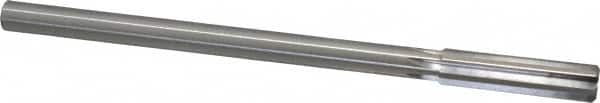Made in USA - 0.4385" Cobalt 6 Flute Chucking Reamer - Straight Flute, 0.373" Straight Shank, 1-3/4" Flute Length, 7" OAL - Americas Industrial Supply